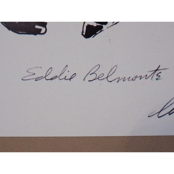 Leroy Neiman "Before The Race" signed print horse jockey horse race - Picture 3 of 7